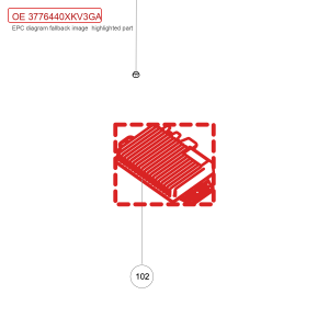 สำหรับ GWM Tank 500 ตัวควบคุมการจอดรถแบบพาโนรามิกฟิวชั่น 3776440XKV3GA