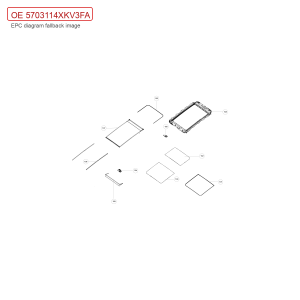 For GWM Tank 500 Sunroof Sliding Glass 5703114XKV3FA